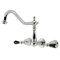 Kingston Brass KS1021PKL Wall Mount Roman Tub Faucet, Polished Chrome KS1021PKL - alternate 1